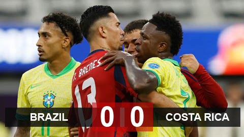Kết quả Brazil 0-0 Costa Rica: Brazil hòa tệ hại ngày ra quân