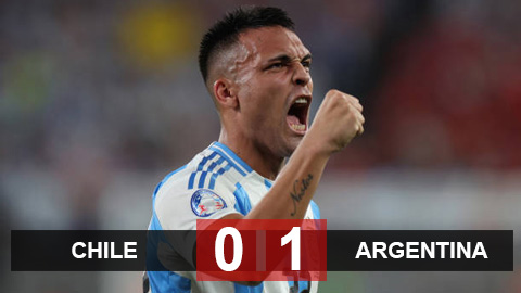 Kết quả Chile 0-1 Argentina: ĐKVĐ vào tứ kết Copa America sớm một lượt