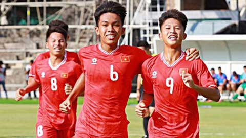 15h00 chiều nay, trực tiếp U16 Việt Nam vs U16 Myanmar