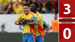 VIDEO bàn thắng Colombia vs Costa Rica: 3-0 (Copa America 2024)