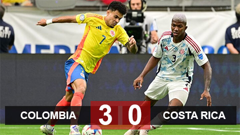 Kết quả Colombia 3-0 Costa Rica: Book vé vào tứ kết