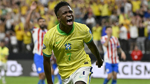 Tường thuật Paraguay 1-4 Brazil: Selecao giành 3 điểm đầu tiên