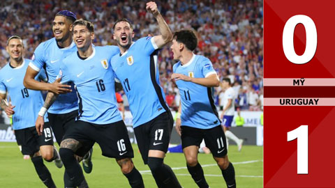 VIDEO bàn thắng Mỹ vs Uruguay: 0-1 (Copa America 2024)
