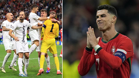 Slovenia lập kỷ lục kỳ lạ nhờ... Ronaldo