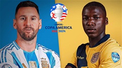 Trực tiếp Argentina vs Ecuador, 8h00 ngày 5/7