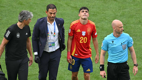 Trực tiếp Tây Ban Nha 0-0 Đức: Pedri chấn thương rời sân sớm