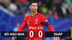 Kết quả Bồ Đào Nha 0-0 Pháp (3-5 pen): Les Blues vào bán kết