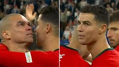 Hình ảnh Ronaldo an ủi Pepe gây xúc động