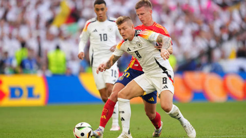 Trực tiếp Tây Ban Nha 1-1 Đức: Wirtz gỡ hòa ở phút 89