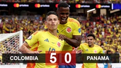 Kết quả Colombia 5-0 Panama: Người hùng James Rodriguez