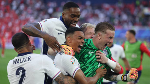 Điểm nhấn Anh 1-1 (pen 5-3) Thụy Sĩ: Pickford mang 'phao' đưa Tam Sư vào bán kết