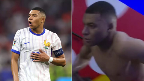 Mbappe gây tranh cãi lớn vì 1 hành động trong giờ nghỉ giữa hiệp