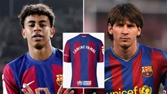 Yamal được Barca trao số áo đặc biệt liên quan đến Messi