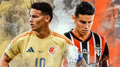 James Rodriguez phá hợp đồng với Sao Paulo, háo hức quay lại châu Âu 