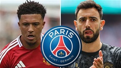 Ngoài Sancho, PSG còn muốn có cả Bruno Fernandes