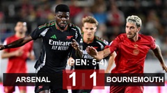 Kết quả Arsenal 1-1 (pen 5-4) Bournemouth: Pháo thủ thắng trên chấm luân lưu