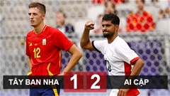 Kết quả U23 Tây Ban Nha 1-2 U23 Ai Cập: La Roja mất ngôi đầu