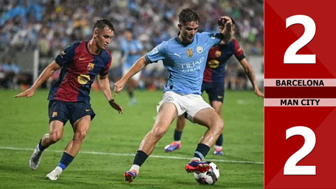 VIDEO bàn thắng Barcelona vs Man City: 2-2, pen: 4-1 (Giao hữu CLB 2024)