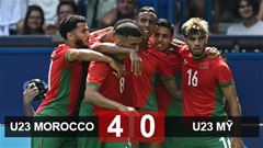 Kết quả U23 Morocco 4-0 U23 Mỹ: Sư tử Atlas làm nên lịch sử