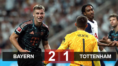 Kết quả Bayern 2-1 Tottenham: Hùm xơi Gà trống