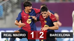 Kết quả Real Madrid 1-2 Barca: Thắng đại kình địch 