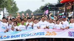 Sôi nổi Giải Đường chạy sắc màu 'Color Run EcoLakes 2024'