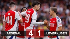 Kết quả Arsenal 4-1 Leverkusen: Show diễn của Havertz