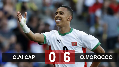 Kết quả Olympic Ai Cập 0-6 Olympic Morocco: Vùi dập đối thủ, giành huy chương Đồng 