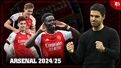 Nhận định Arsenal Ngoại hạng Anh mùa giải mới 2024/25: Vẫn là kẻ về nhì vĩ đại