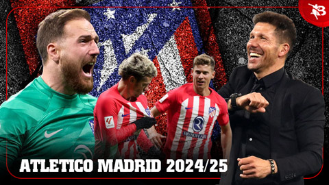 Tiền rơi vào đầu buộc Atletico Madrid phải đua vô địch