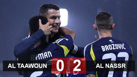 Kết quả Al Taawoun 0-2 Al Nassr: Ronaldo tỏa sáng, Al Nassr đoạt vé chơi chung kết 