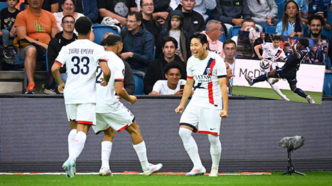Lee Kang In vẽ cầu vồng hoàn mỹ, ghi bàn thắng đẹp mắt cho PSG