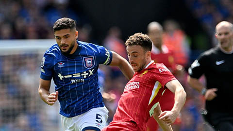 Tường thuật Ipswich 0-2 Liverpool