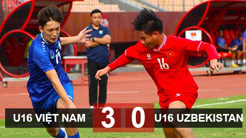 Kết quả U16 Việt Nam 3-0 U16 Uzbekistan: Đứng dậy sau thất bại 