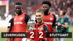 Kết quả Leverkusen 2-2 Stuttgart (4-3 pen): Alonso có thêm danh hiệu với Leverkusen