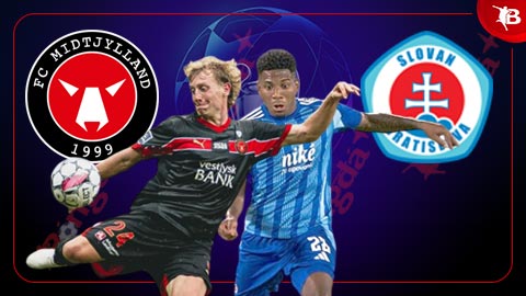 Nhận định bóng đá Midtjylland vs Slovan Bratislava, 02h00 ngày 22/8: Khó phân thắng bại