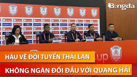 Trước trận CAHN vs Buriram: Hậu vệ ĐT Thái Lan ngưỡng mộ Quang Hải