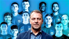 Barca có thể tung đội hình 11 cầu thủ La Masia