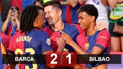 Kết quả Barca 2-1 Bilbao: Barca hơn Real 5 điểm