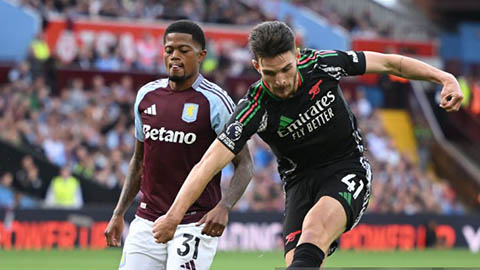 Tường thuật Aston Villa 0-2 Arsenal 