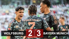 Kết quả Wolfsburg 2-3 Bayern: Hùm xám nhọc nhằn giành 3 điểm