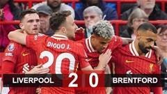 Kết quả Liverpool 2-0 Brentford: "Lữ đoàn đỏ" giành trọn 3 điểm