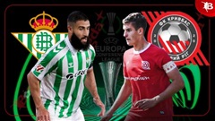 Nhận định bóng đá Betis vs Kryvbas KR, 02h00 ngày 30/8: Kịch bản cũ lặp lại