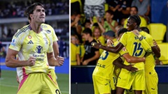 Juventus & Villarreal lên đỉnh BXH