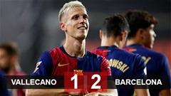 Kết quả Vallecano 1-2 Barca: Người hùng Olmo