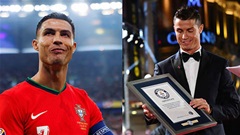 Ronaldo xác lập thêm một kỷ lục Guinness