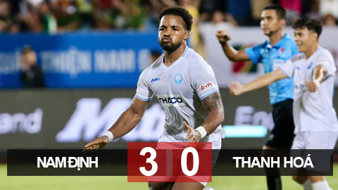 Kết quả Nam Định 3-0 Thanh Hóa: Nam Định đoạt Siêu cúp 