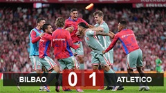 Kết quả Bilbao 0-1 Atletico: 3 điểm nghẹt thở