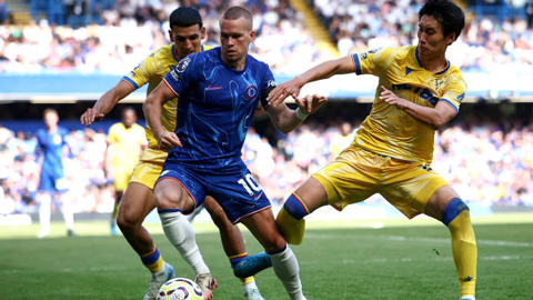 Tường thuật Chelsea 1-1 Crystal Palace