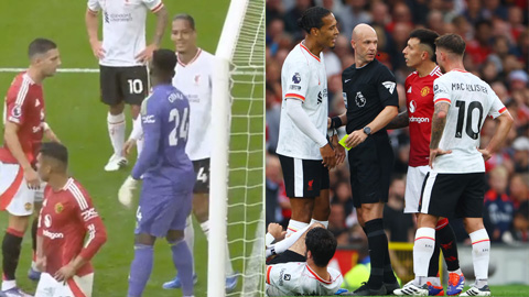 Van Dijk trêu ngươi Onana, suýt tẩn nhau với Martinez